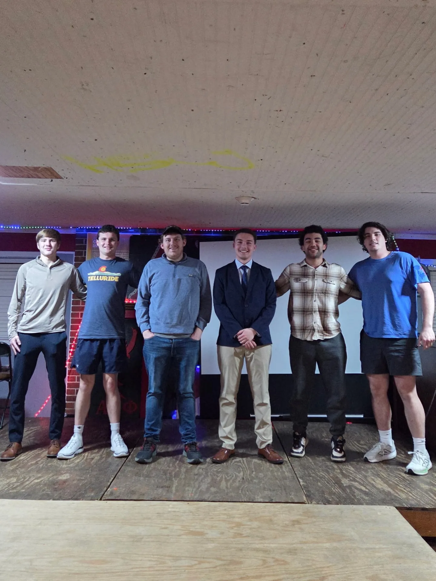 Presbyterian College Conservatives members with Nick Babb