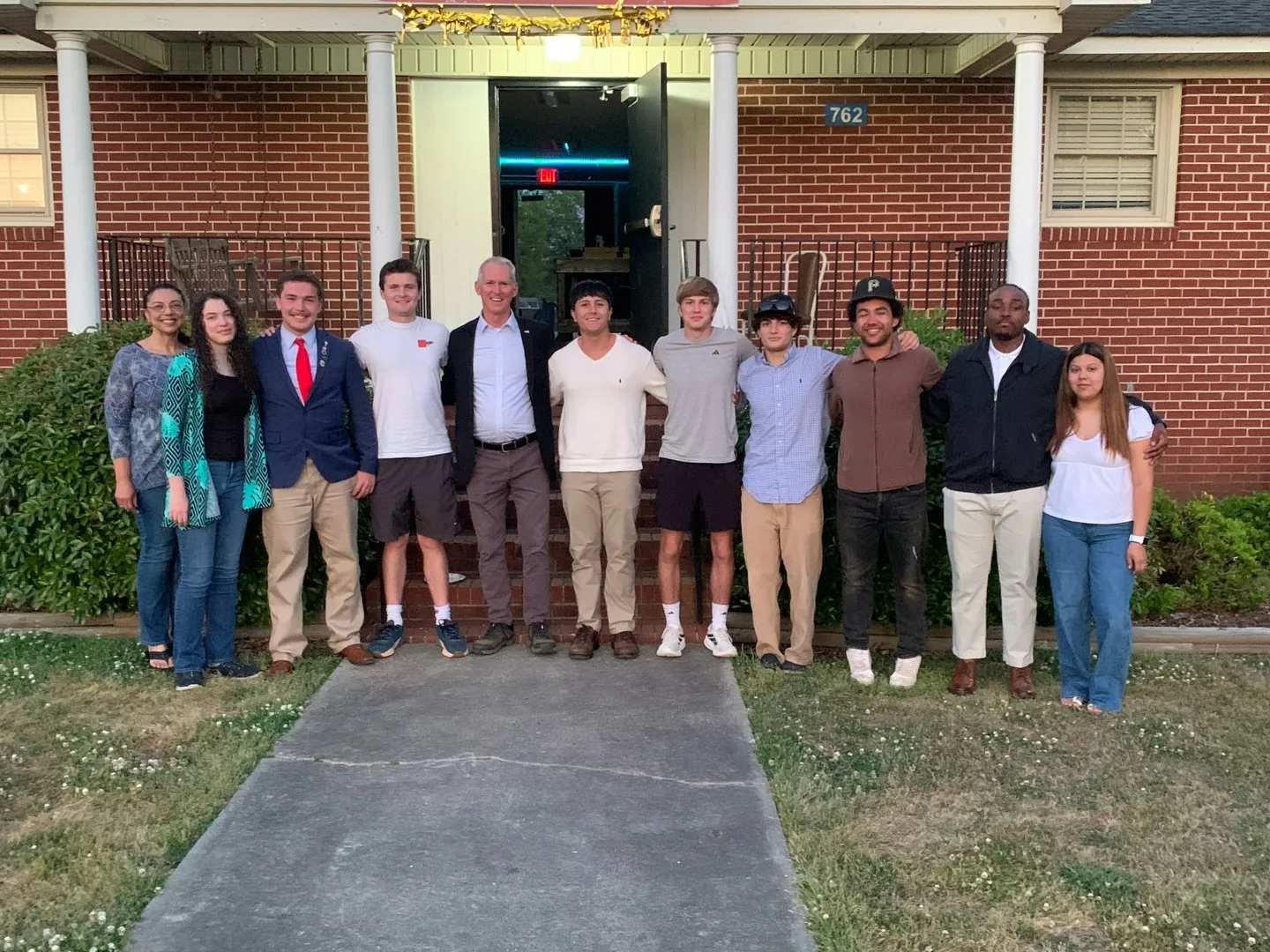 Members of the Presbyterian College Conservatives gathered together at a meeting featuring guest speaker Bob Inglis